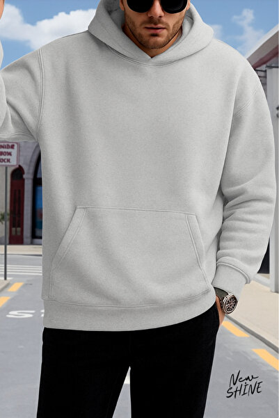 New Shine سويت شيرت بقلنسوة للجنسين