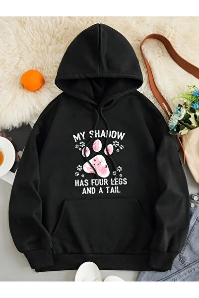 HOFFNUNG Paw Printed Unisex Oversize Sweatshirt