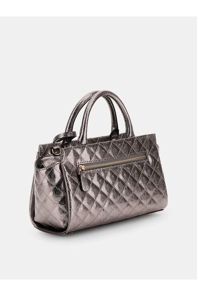 Guess Idra 4g Logo Patent Leather Clutch Bag