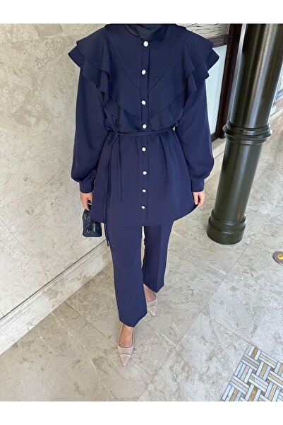 allwear Neva Takım – Modern Double Hijab Set