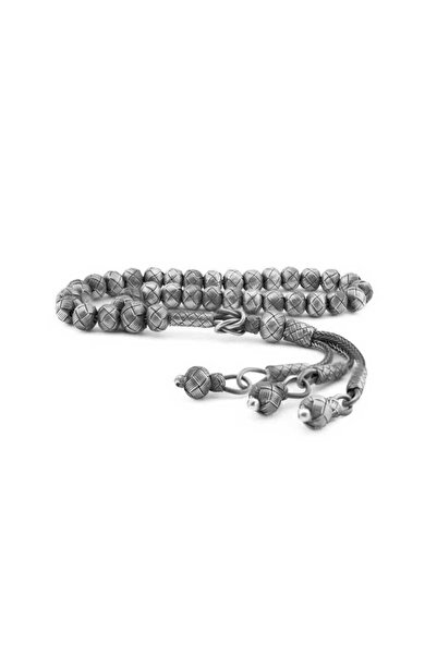 Generic Brand Silver Oxidized Trabzon Kazaziye Rosary