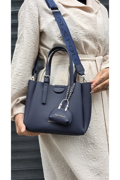 Just Polo Justpolo kadın yumuşak deri 3 bölmeli el ve omuz çantası