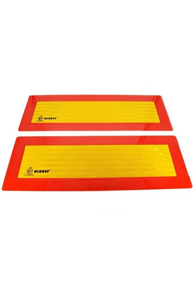 JollyMag PREMIUM "LONG VEHICLE" truck reflective plate set