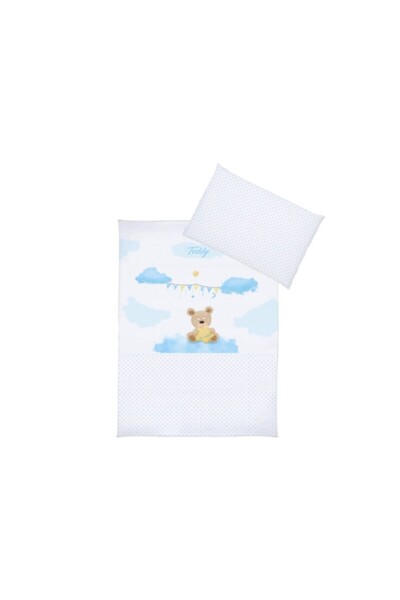 JollyMag Lenjerie Pat 3 Piese KLUPS Teddy Blue K070