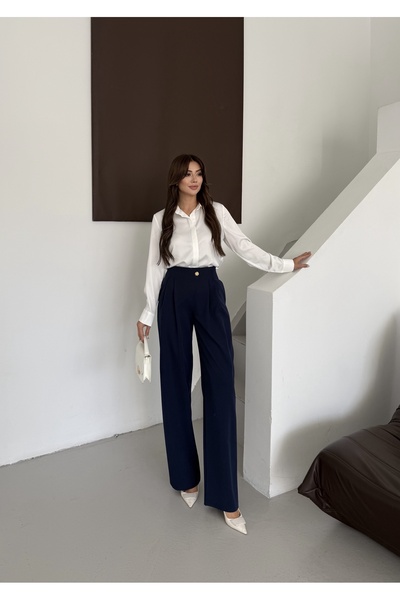 Nadrina Düğmeli Pantalon