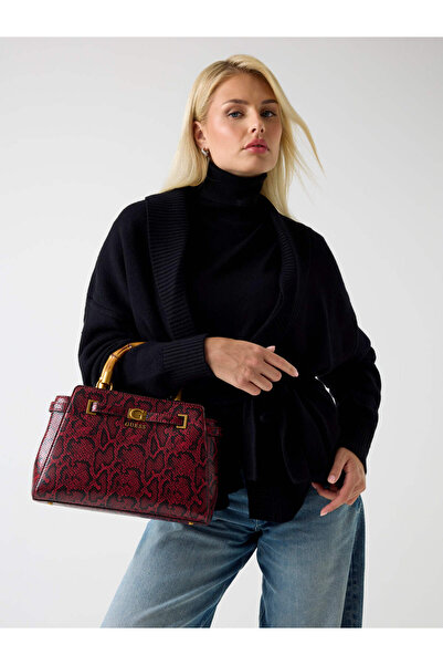 Guess Sibel Python Patterned Handbag