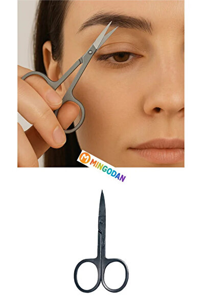 MİNGODAN Yüz Ve Çevresi Kıl & Tüy Temizleyici Makas Keskin, Güvenli ve Dayanı...