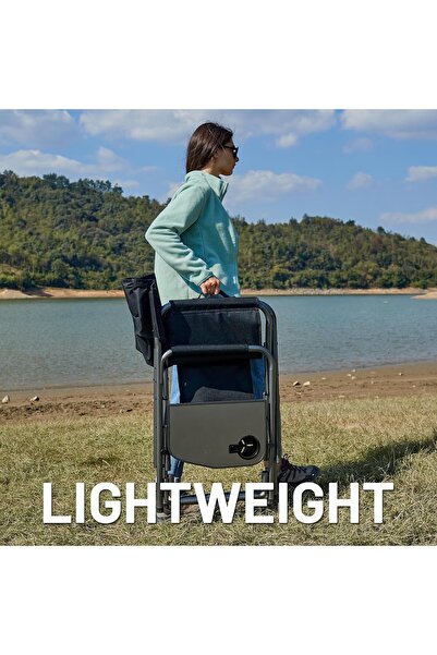 genric ALOMAIRI Folding Camping Chair with Side Table – Portable Heavy Duty Outdoor Chair