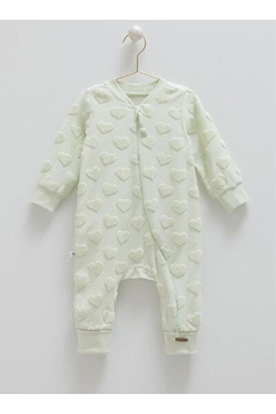 Caramell incibaby Kabartmalı Kalp Detaylı Kız Bebek 1 TOG Uyku Tulumu