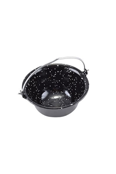 JollyMag Enameled serving pot, 0.8 L, pearl black, Perfect Home