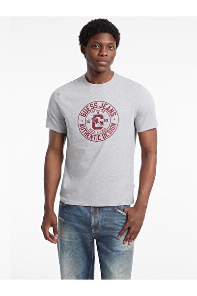 Guess Patterned Standard Fit T-Shirt
