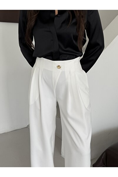 Nadrina Buttoned Trousers