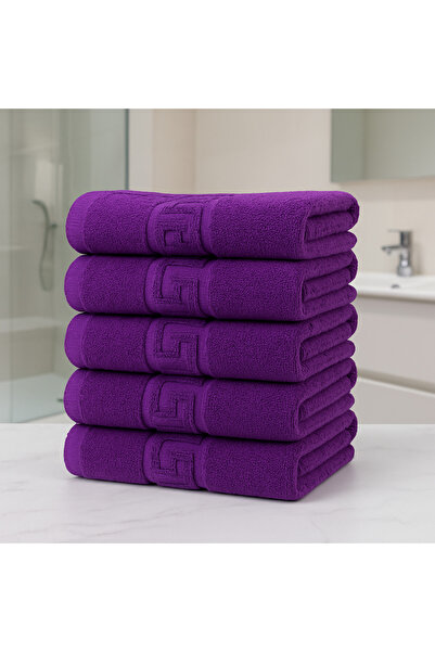 Truva Grup Σετ 5 ελληνικών πετσετών - 100% βαμβάκι, 500 γρ./τ.μ., 5x 50x90