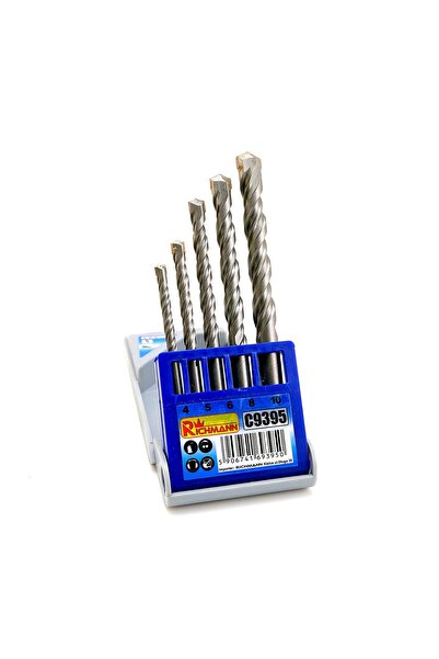 JollyMag Set 5 burghie pentru beton, HSS, 4-10 mm, Richmann