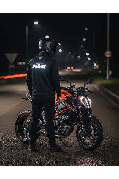 BJACKS Motorsports Wear KTM Urban Reflective Polar Ceket – Şehrin Işığında, K...