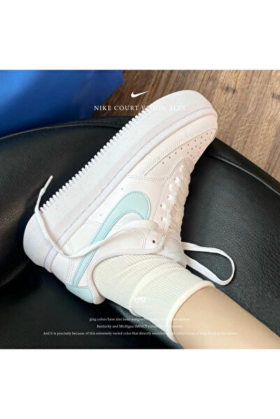 Nike حذاء كورت فيجن ألتا وايت جلاسير بلو (للنساء) dz5394 101