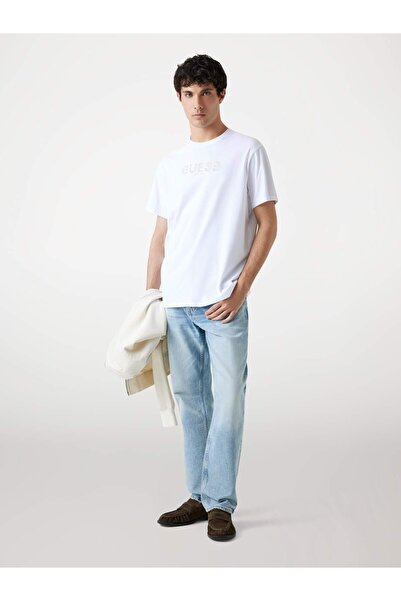 Guess T-Shirt with Embroidered Logo