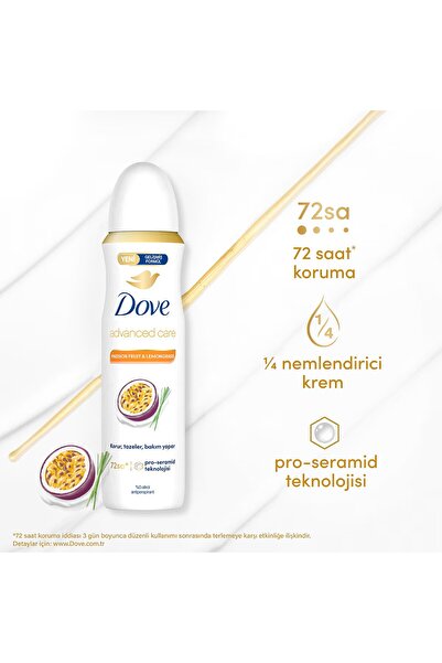 Dove Sprey Deodorant Passion & Lemongrass 150 ml
