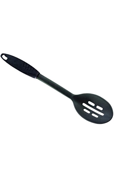Qlüx Ideas Tepal Non-Stick Perforated Serving Spoon Black 34cm