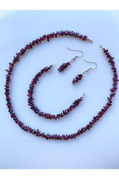 LADIN DOGALTAŞ Granat (Granat) Kırıktaş Natural Stone Set
