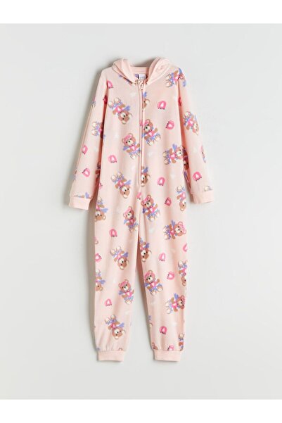 LC Waikiki LCW Kids Hooded Patterned Fleece Girl's Sleeping Bag