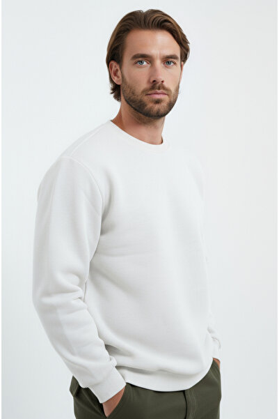 Sizce Moda Erkek Bisiklet Yaka Sweatshirt 3 İplik ( Yumuşacık Kumaş )