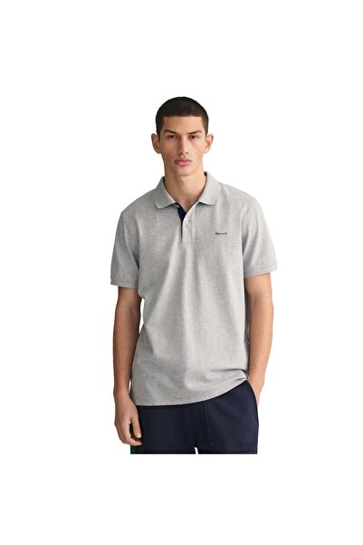 Gant - Polo shirt with logo, Light gray, 2XL