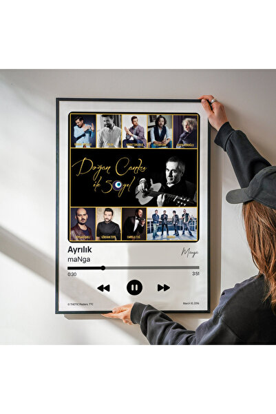 Thetic maNga - Poster PREMIUM Spotify din colecția single de separare - Poster cu cântec!