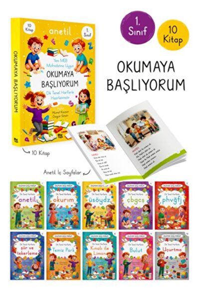 Timaş Yayınları I'M Starting to Read – Aneti̇l 10 Books