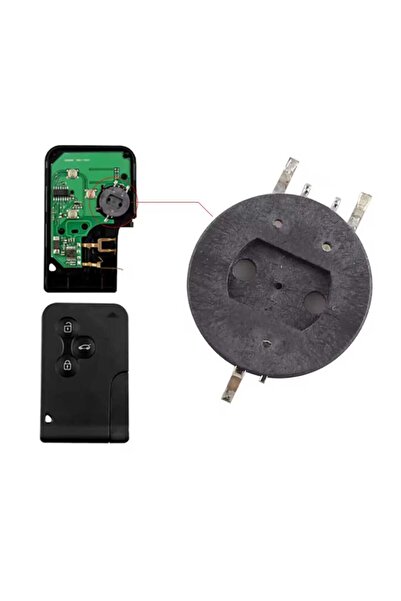 GMA KEYS Renault Megane 2 Kumanda Kabı 1 adet + İç Kart Bobini Kart Anteni 1 Adet