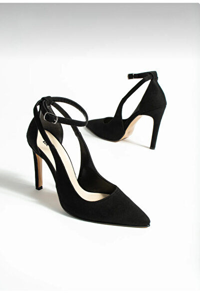 Modavien Women's Ankle Strap Suede Shoes (Full Fit)