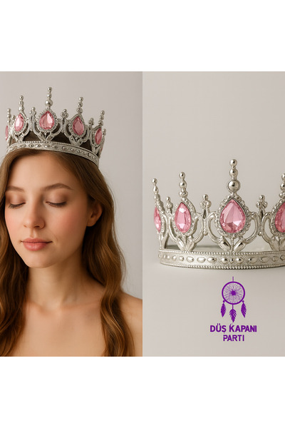 düskapanıparti Doğum Günü Pasta Taçı Taşlı