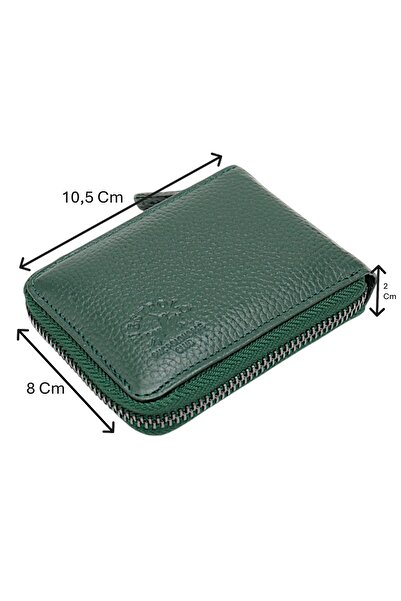 Westpolo Hakiki Deri Kağıt Para ve Bol Şeffaf Kart Bölmeli, Fermuarlı Unisex ...