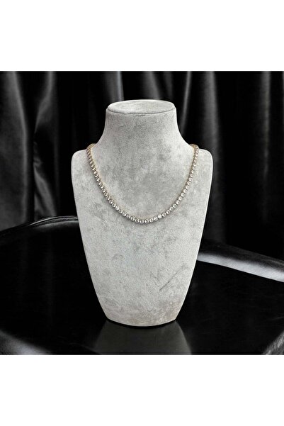 Yılday Gür Butik قلادة من الفولاذ على شكل مسار مائي - تصميم أنيق وعصري