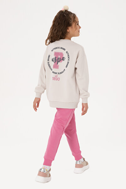 U.S. Polo Assn. Kız Çocuk Pembe Eşofman Takımı 50318958-VR049
