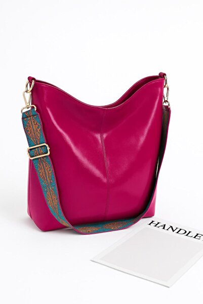 Handley Geantă de umăr casual cu curea de coloană de lux