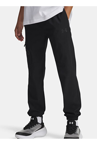 Under Armour Normal Paça Siyah Erkek Çocuk Eşofman Altı 6003747-001-UA B Unst...