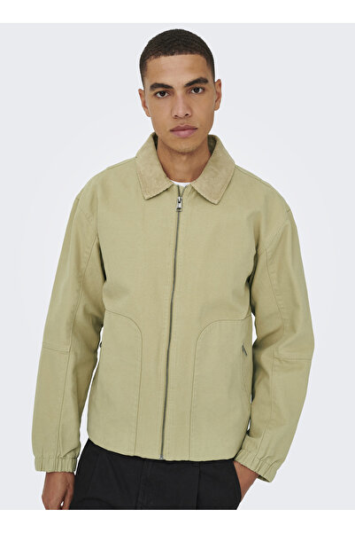 Only & Sons Normal Krem Erkek Ceket ONSERIK COTTON JACKET OTW