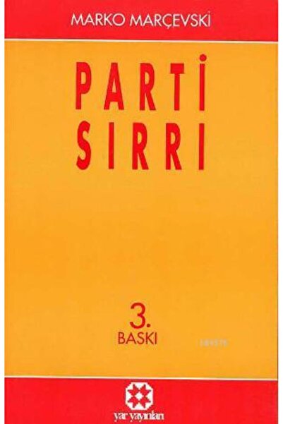 Yar Yayınları Parti Sırrı