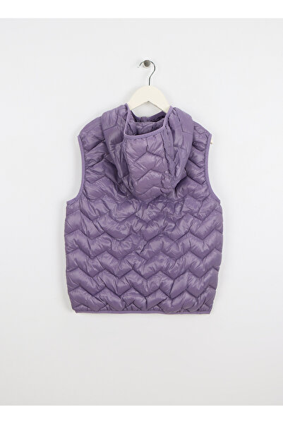 Benetton Embroidered Purple Girl's Vest 21Incj00Q
