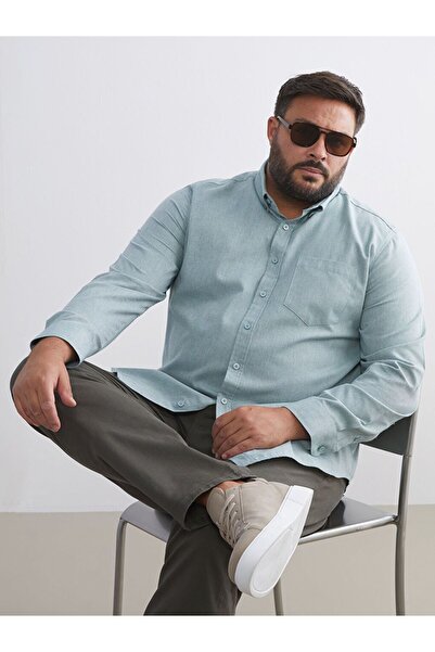 LC Waikiki LCWAIKIKI Classic Regular Fit Long Sleeve Gabardine Men's Shirt