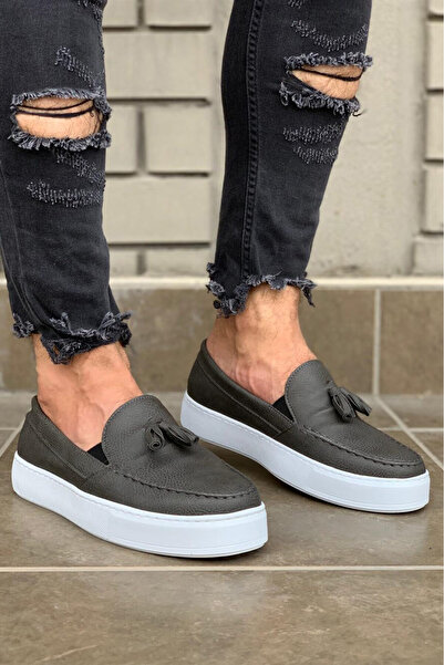 AyakabıMod Knack Daily Sports Classic Shoes 717 Gray