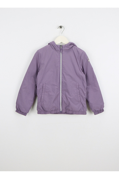 Benetton Mor Kız Çocuk Yağmurluk 2IGGCN06E