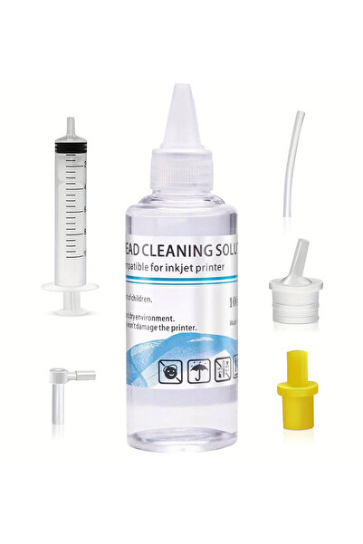 DMYRDH 100ml Printhead Cleaning Kit Printer Cleaner With Nozzles for Epson HP Brother Canon Inkjet Printer