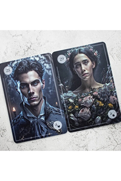 Choice بطاقات أوراكل ليلة ضوء القمر مقاس 12×8 سم، 44 قطعة