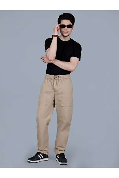 Fort Collins By Styli Men Zip Pocket Solid Pants