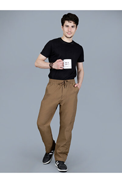Fort Collins By Styli Men Relaxed Fit Pants with Drawstring