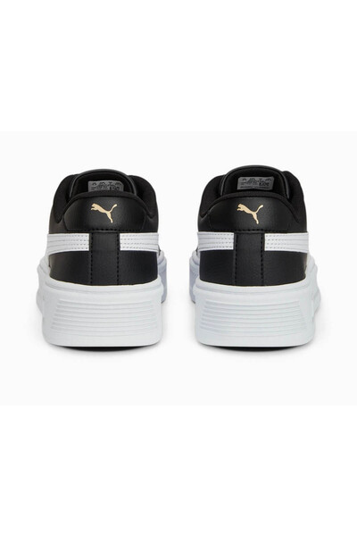 Puma Smash Platform V3 Siyah - Beyaz Kadın Sneaker 390758-02