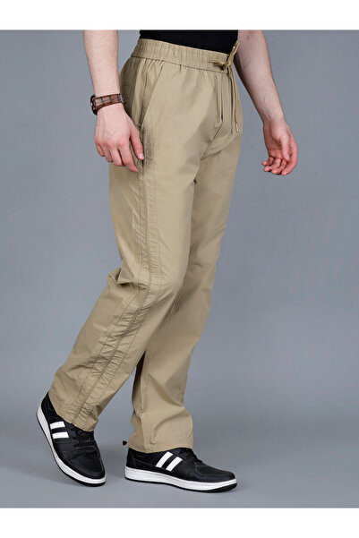 Fort Collins By Styli Men Relaxed Fit Pants with Drawstring