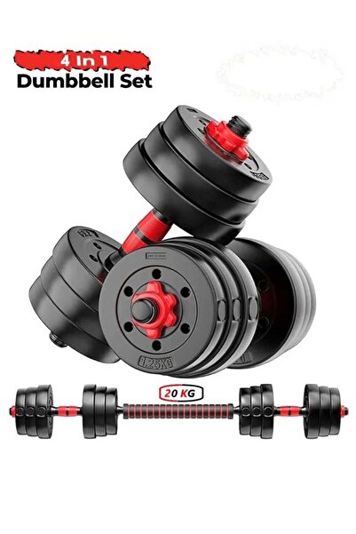 Arabest 2 Piece Adjustable Weight Dumbbell Set, 20 kg Barbell Weight Set for ...